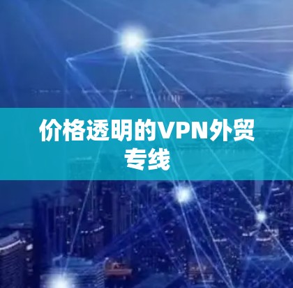 价格透明的VPN外贸专线 价格透明的VPN外贸专线
