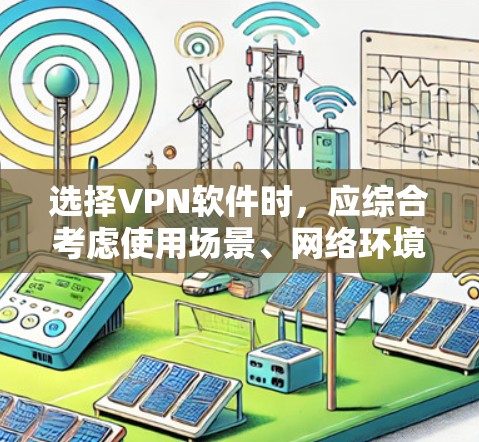 选择VPN软件时,应综合考虑使用场景、网络环境、预算和需求。以下是一个详细的指南,帮助你选择最适合自己的VPN软件 选择VPN软件时,应综合考虑使用场景、网络环境、预算和需求。以下是一个详细的指南,帮助你选择最适合自己的VPN软件