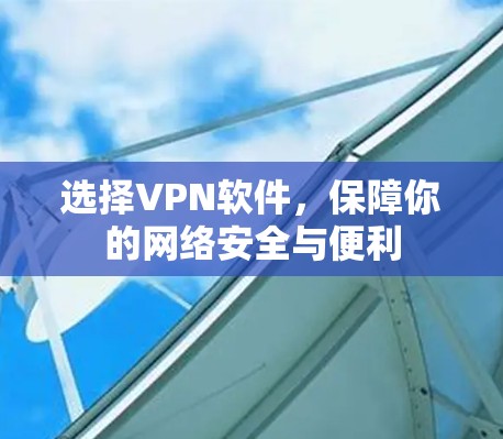 选择VPN软件，保障你的网络安全与便利