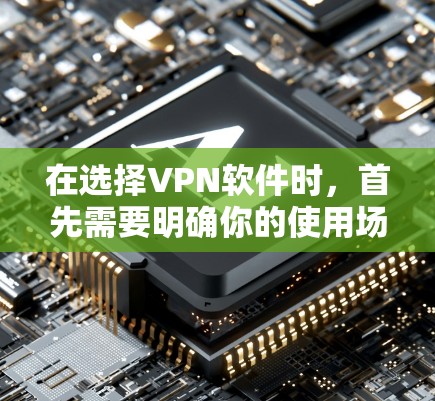 在选择VPN软件时，首先需要明确你的使用场景和需求。以下是一步步的建议