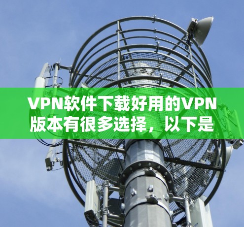VPN软件下载好用的VPN版本有很多选择，以下是一些推荐，涵盖安全性、兼容性和易用性