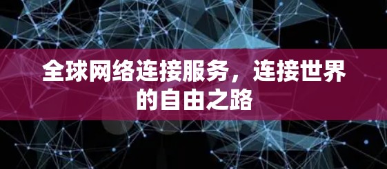 全球网络连接服务，连接世界的自由之路