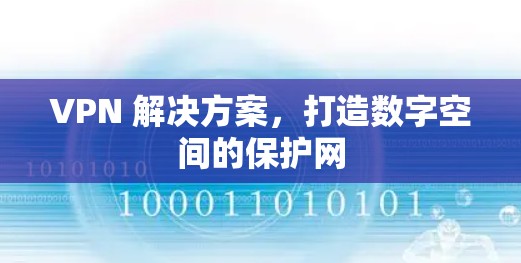 VPN 解决方案,打造数字空间的保护网 VPN 解决方案,打造数字空间的保护网